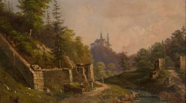  "Widok Czernej koło Krzeszowic" Walerego Eljasza Radzikowskiego.  