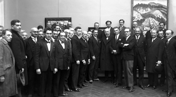  Otwarcie wystawy sztuki słowackiej w Towarzystwie Przyjaciół Sztuk Pięknych w Krakowie 8.10.1927 r.  