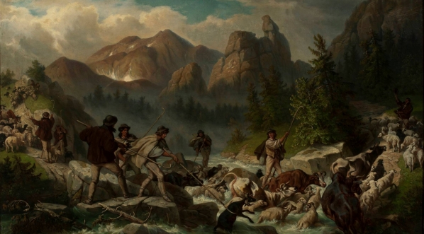  "Motyw z Doliny Kościeliskiej" Alfreda Schouppé.  