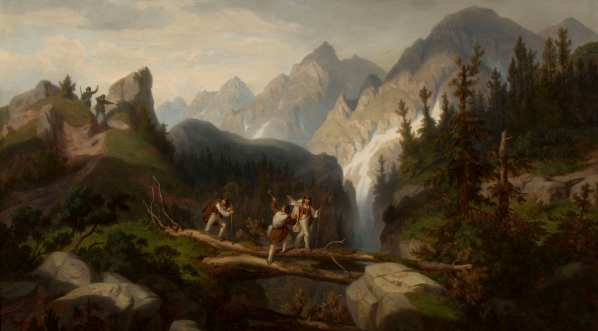  "Kontrabanda w Tatrach" Alfreda Schouppé.  