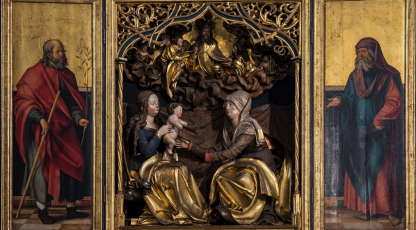  Ołtarz Świętej Anny w kościele Świętego Wawrzyńca w Norymberdze.  