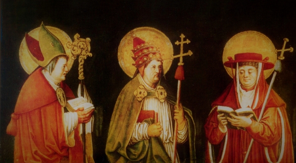  "Augustyn - papież Grzegorz - kardynał Hieronim" Hansa von Kulmbach.  