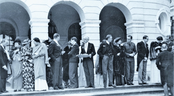  Ślub hrabiego Benedykta Tyszkiewicza z księżniczką Eleonorą Radziwiłł 21.04.1938 r.  