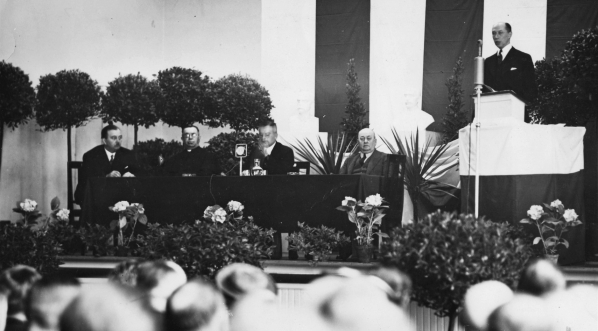  Obóz Zjednoczenia Narodowego w Poznaniu - inauguracja prac obwodu miejskiego, 29.05.1938 r.  