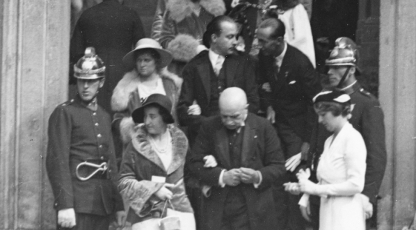  Ślub księżniczki Cecyli Lubomirskiej z księciem Obojga Sycylii Gabrielem Bourbon w Krakowie 15.09.1932 r.  