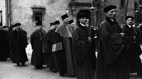  Uroczystości w Krakowie w 600 rocznicę koronacji króla Kazimierza Wielkiego 18.06.1933 r.  