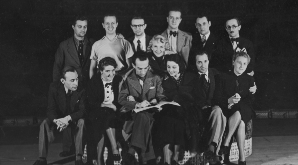  Soliści operetki "Książę Szirasu" w Teatrze Wielkim w Warszawie, 1938 r.  