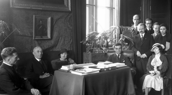  Wizyta w Krakowie ambasadora Włoch w Polsce Giuseppe Bastianiniego w maju 1934 roku.  