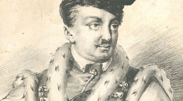  Portret Króla Stanisława (Leszczyńskiego) - litografia.  