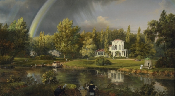  "Widok Morysinka w Wilanowie" Wincentego Kasprzyckiego.  