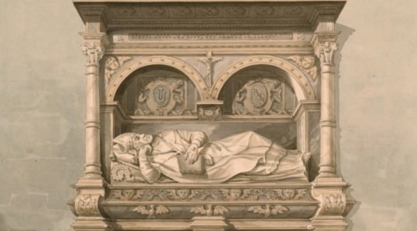  "Nagrobek Filipa Padniewskiego w katedrze na Wawelu" Jana Kantego Wojnarowskiego.  