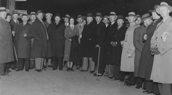  Wycieczka oficerów WP na pola bitew we wschodniej Francji w kwietniu 1935 roku.  