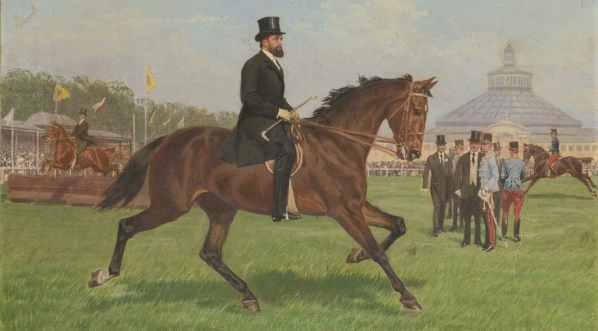  "Jan Zdzisław Tarnowski na koniu" Aleksandra Pocka.  