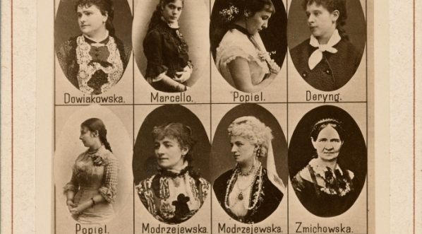  Tableau szesnastu portretów literatek i aktorek polskich.  