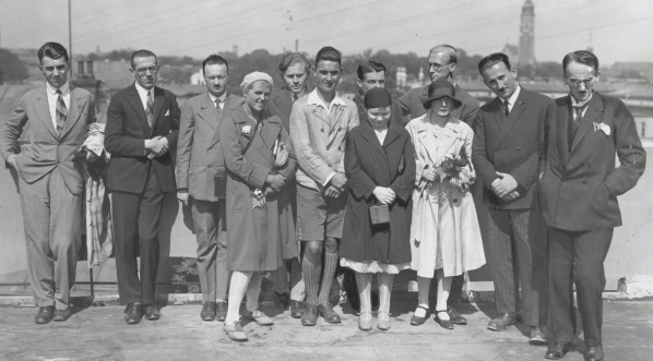  Wycieczka studentów z Królewca do Krakowa w 1930 roku.  