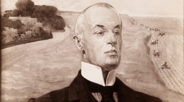  Reprodukcja  obrazu Jacka Malczewskiego "Portret Adama Bogusza".  