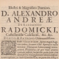 Andrzej Aleksander Radomicki h. Kotwicz