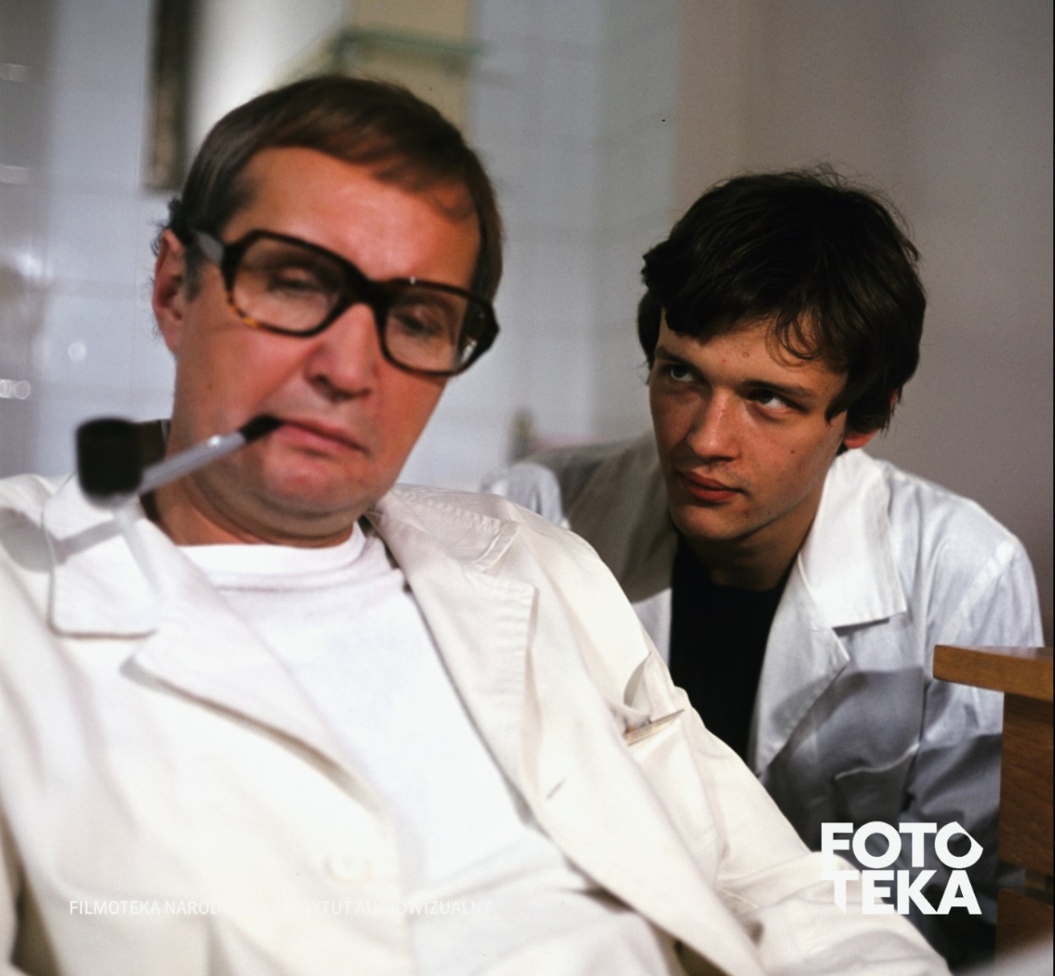 Mieczysław Voit i Jan Frycz w filmie 